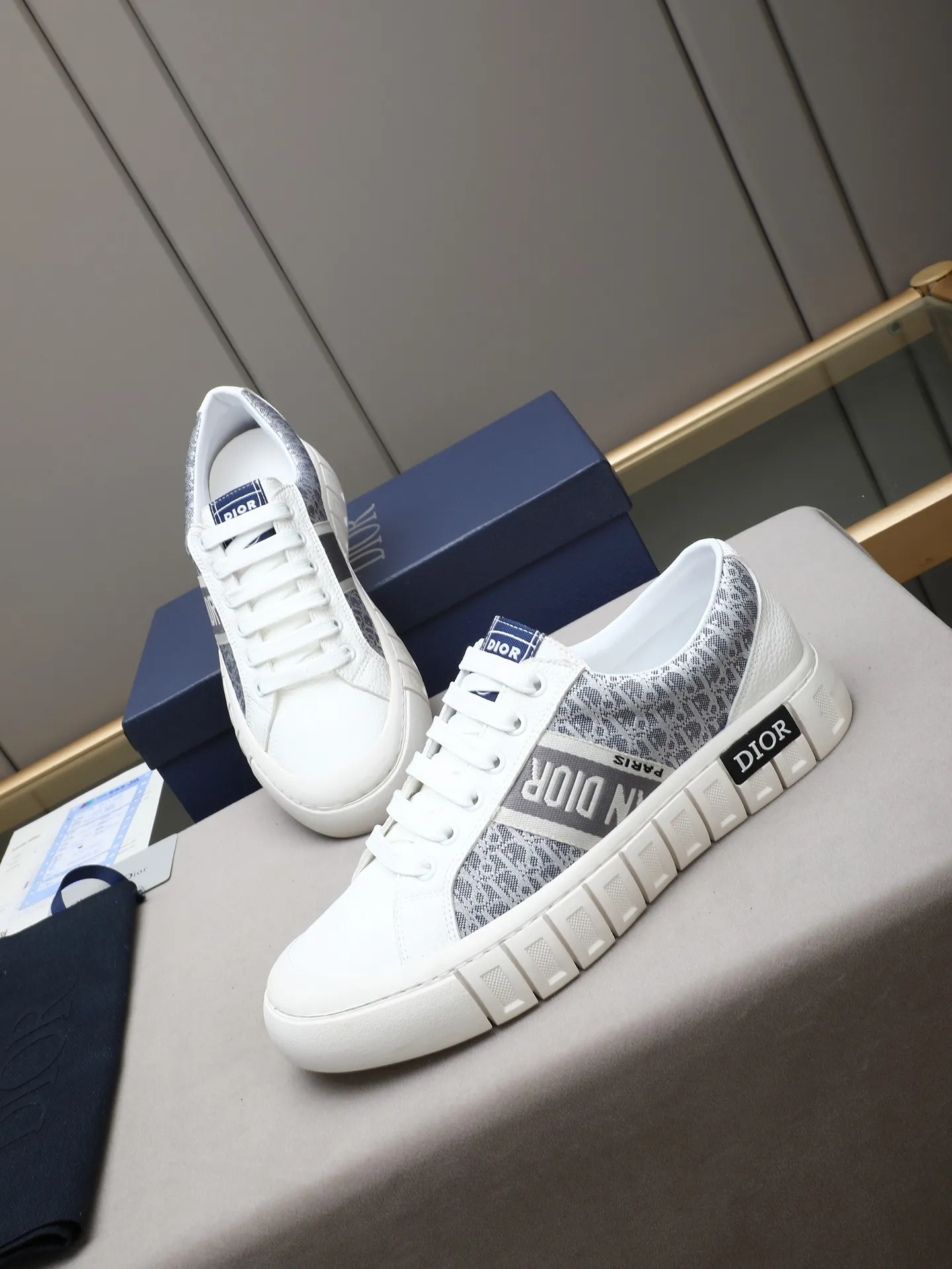 PP420 2025 latest Dior🆕The latest men's casual sports shoes, the upper is made of imported cowhide➕Dior special material! Breathable sheepskin. TPU ultra-soled, lightweight and wear-resistant! Size:38-44 (45 customized)